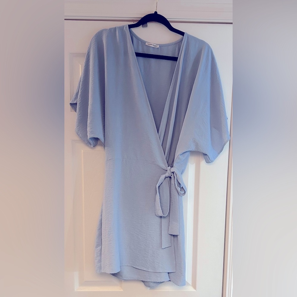 Carole Christian light blue romper